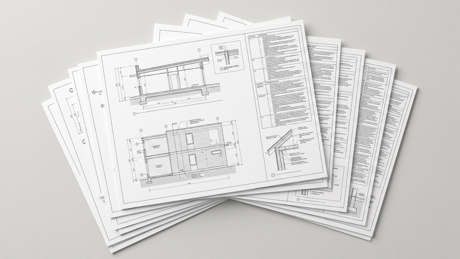 Descriptive report and technical specs